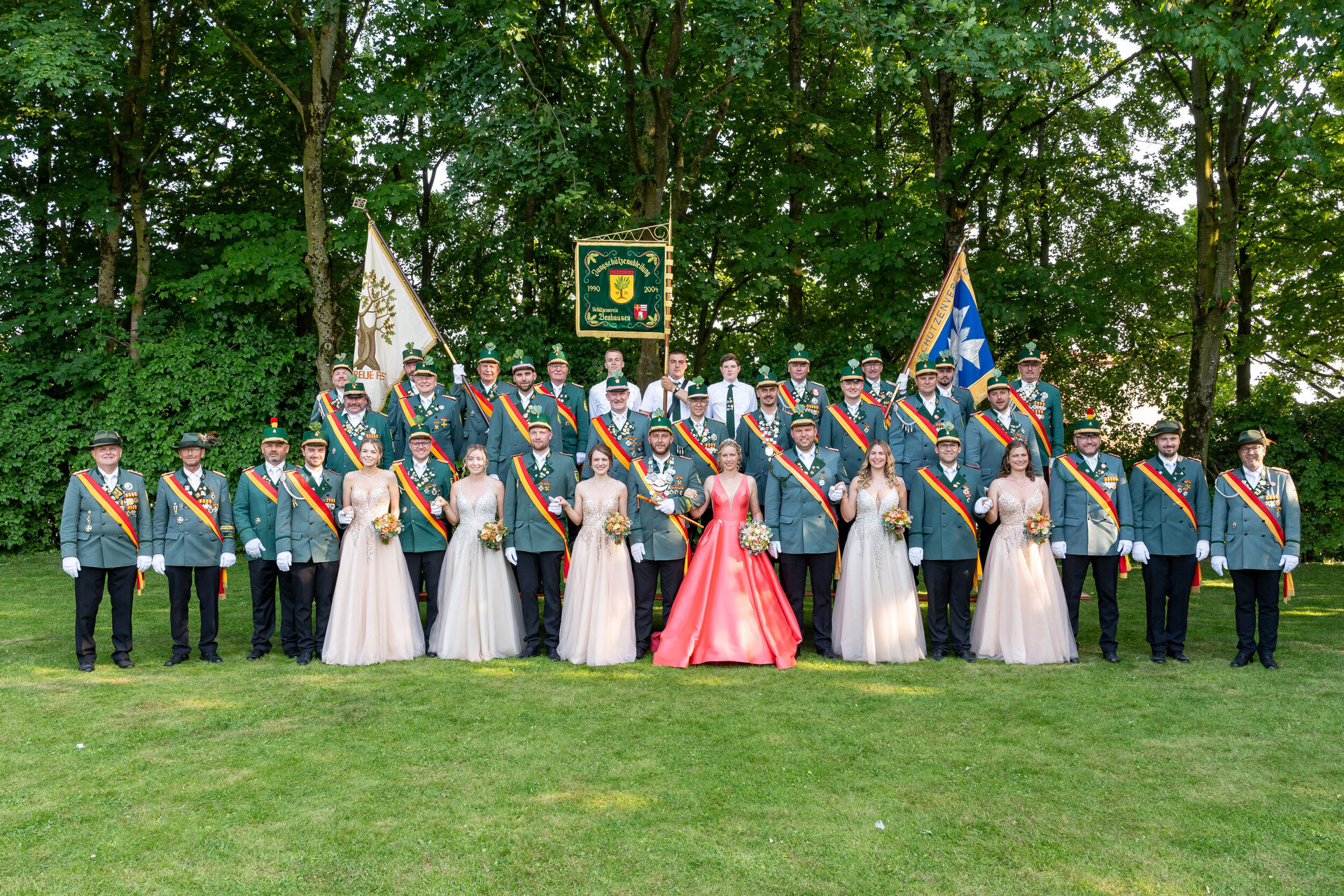 Das Königspaar &amp; Hofstaat + Vorstand aus dem Jahre 2023