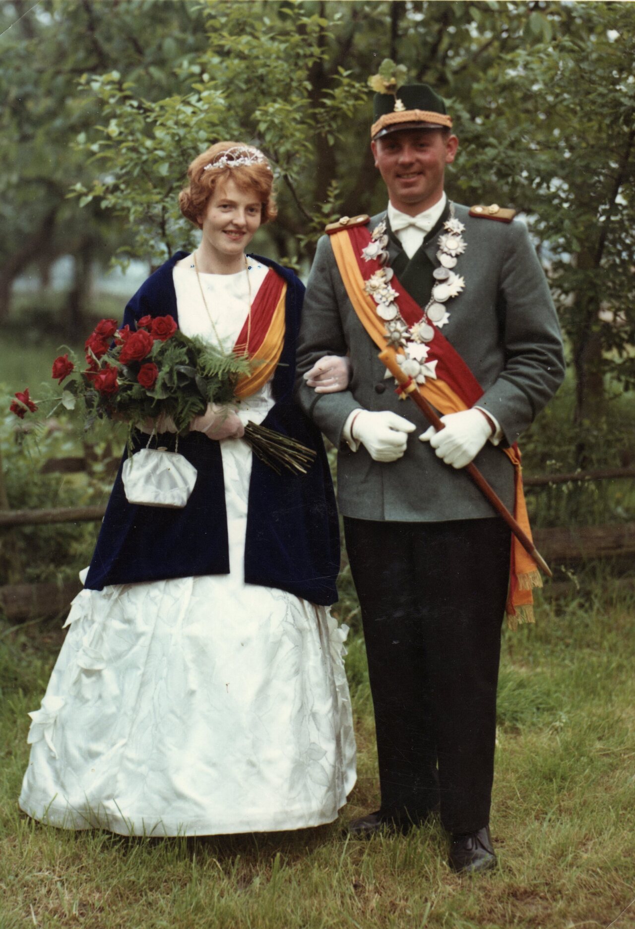 Jubelkönigspaar von vor 65 Jahren: Johannes Bracke &amp; Thea Sievers (verh. Renneke)