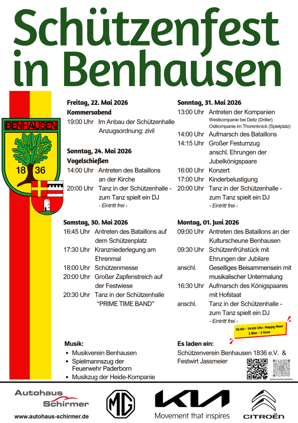 Plakat Schützenfest_'26