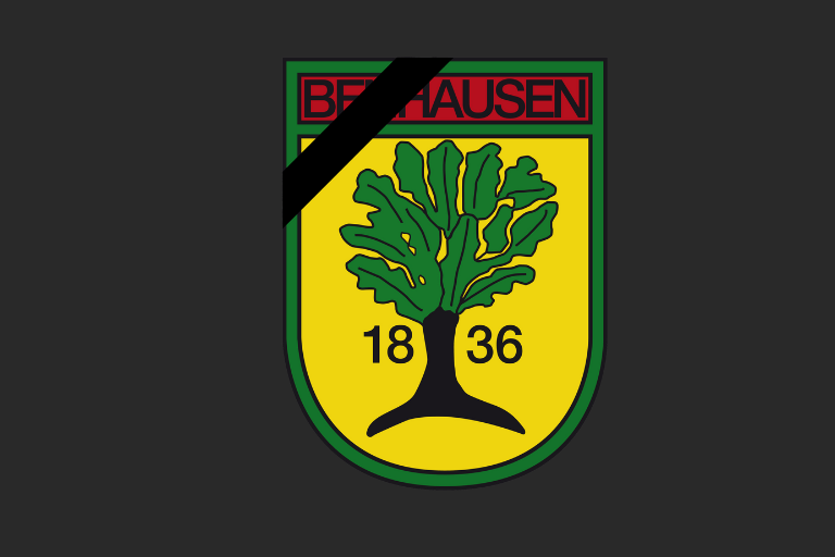 Trauer um Schützenbruder.