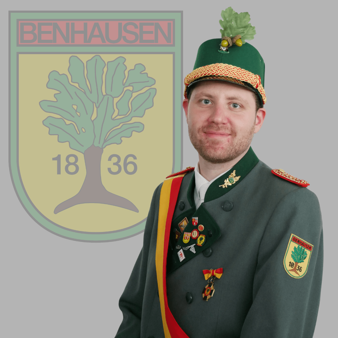 Stellvertretender Hauptkassierer des Schützenverein Benhausen e.V. Fabian Becker