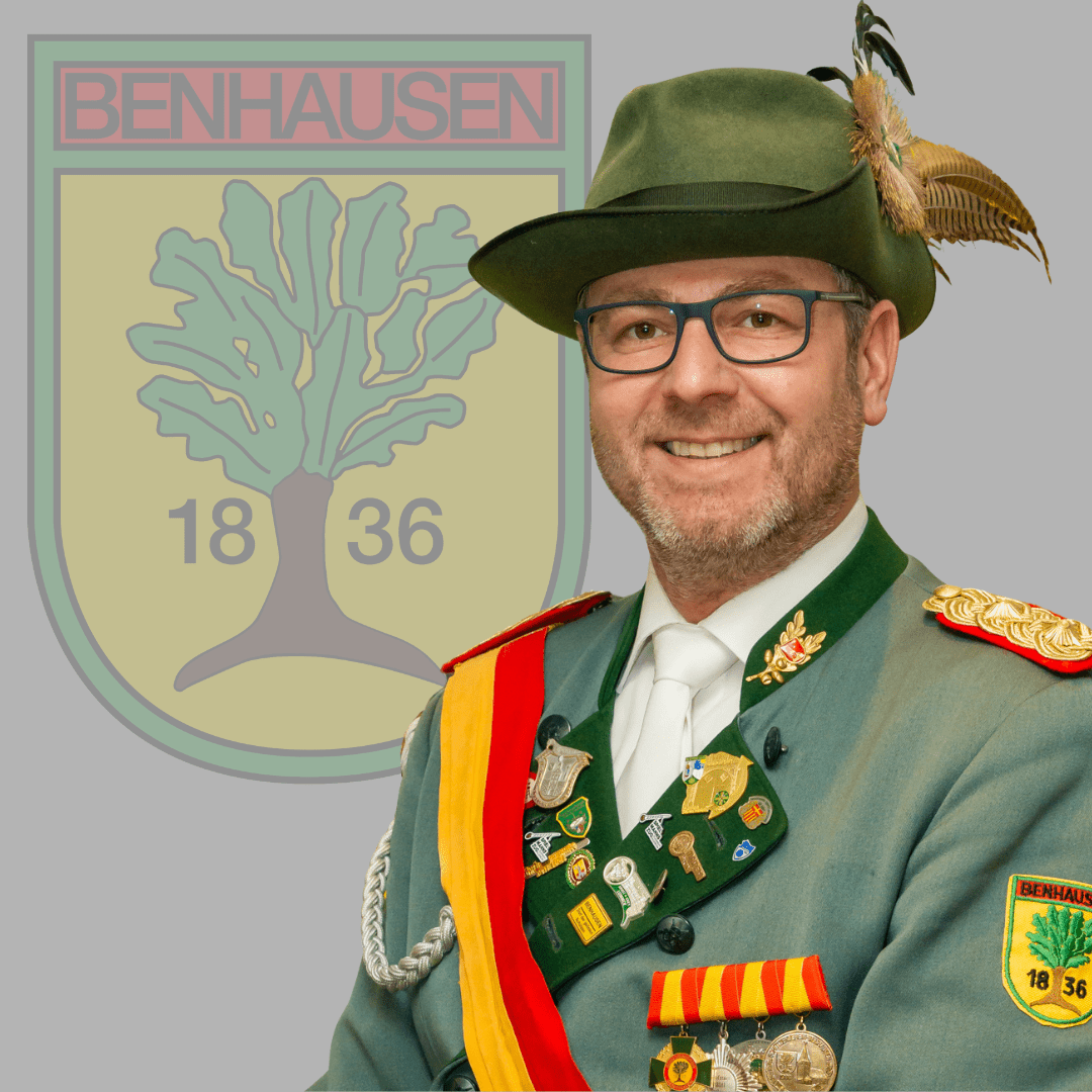 Oberstleutnant des Schützenverein Benhausen e.V. Andreas Schirmer