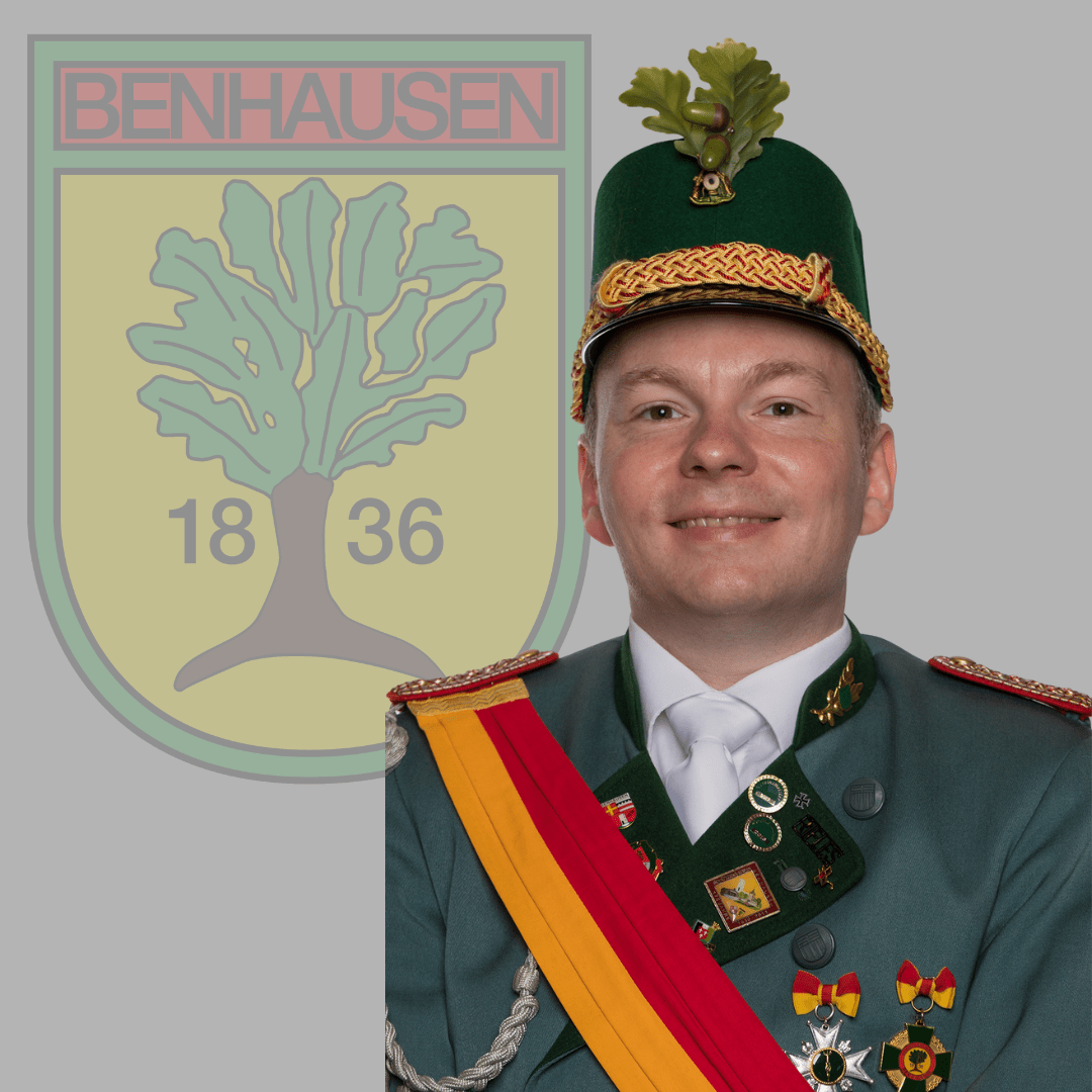 Schießmeister des Schützenverein Benhausen e.V. Florian Hoffmann.