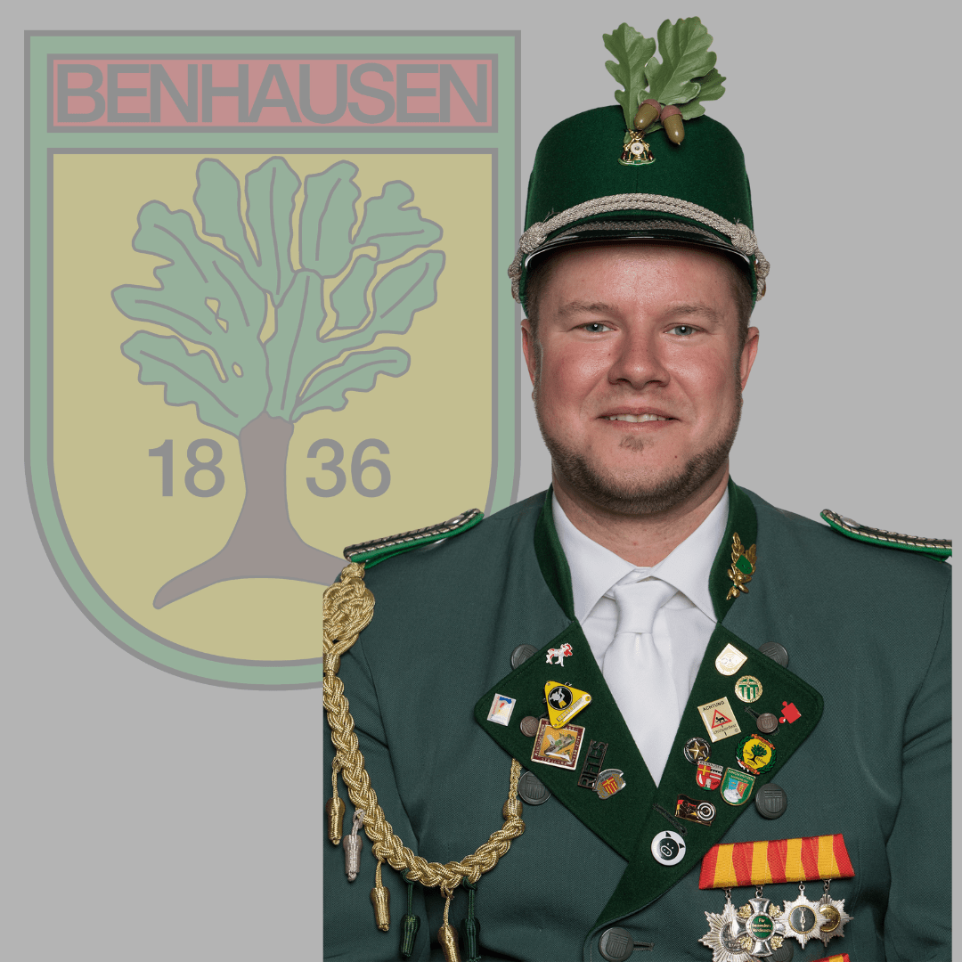 Unteroffizier der Ost-Kompanie im Schützenverein Benhausen e.V. Andreas Tasche.