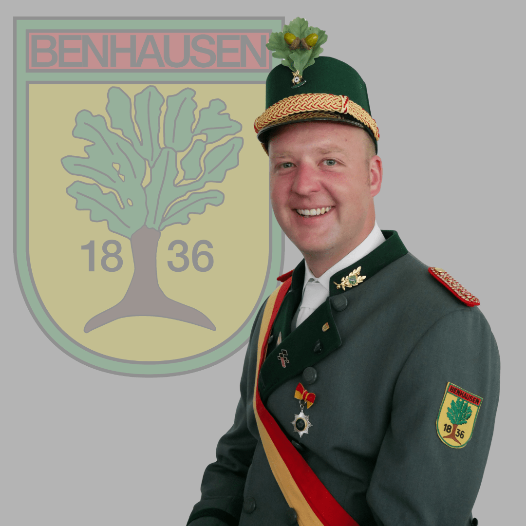 Unteroffizier der Ost-Kompanie im Schützenverein Benhausen e.V. Karsten Bartsch.
