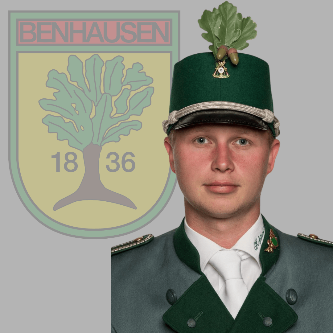 Stabsunteroffizier der Ost-Kompanie im Schützenverein Benhausen e.V. Lars Kröger.