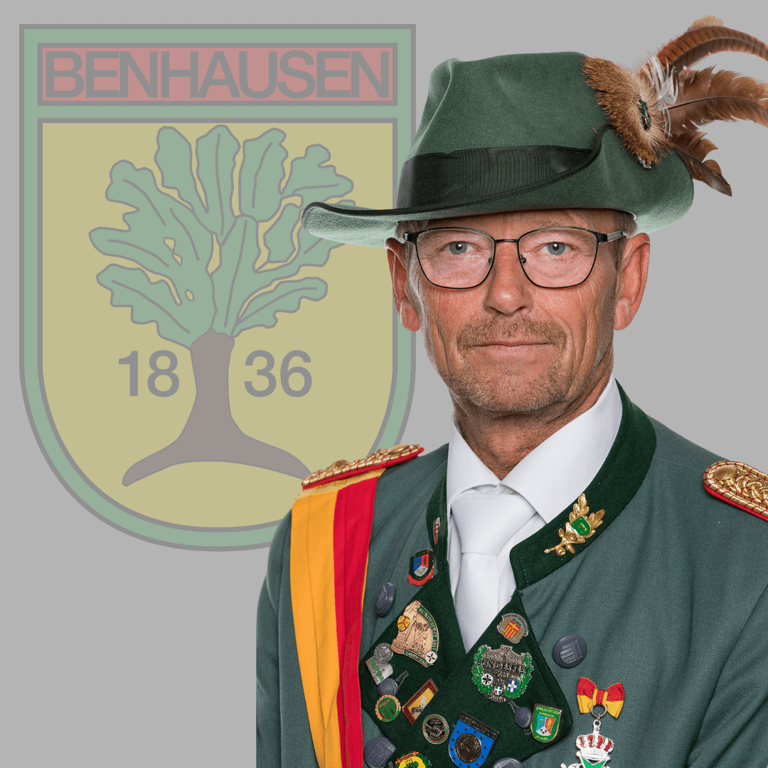Adjutant der Ost-Kompanie im Schützenverein Benhausen e.V. Meinholf Kröger.