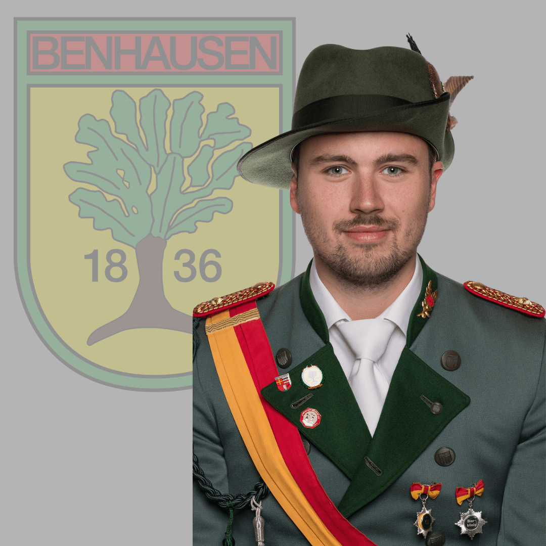 Adjutant der West-Kompanie im Schützenverein Benhausen e.V. Christian Stelte