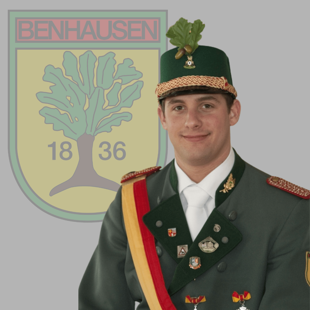 Kompanie-Feldwebel der West Kompanie im Schützenverein Benhausen e.V. Thorsten Adams.