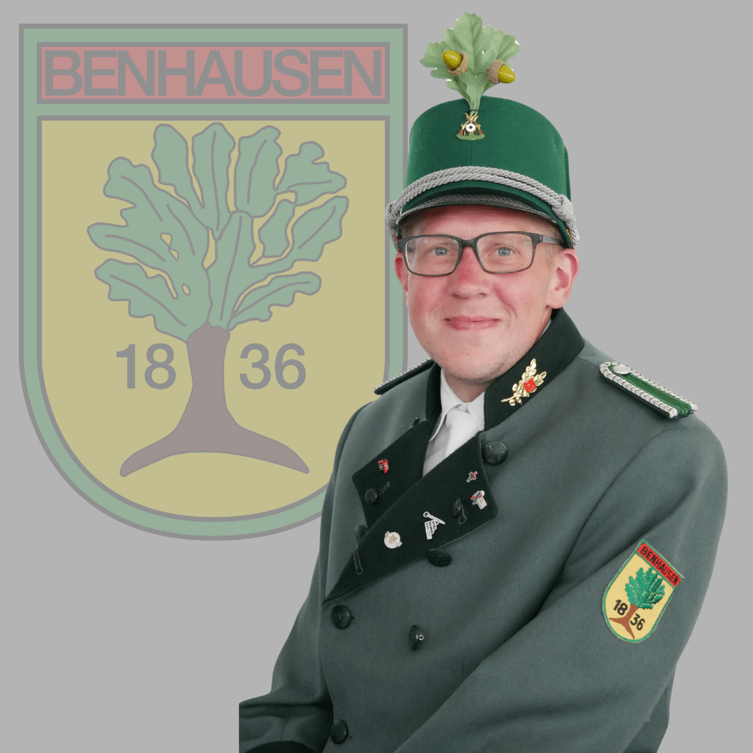 Unteroffizier der West.Kompanie im Schützenverein Benhausen e.V. Artjom Dreier.