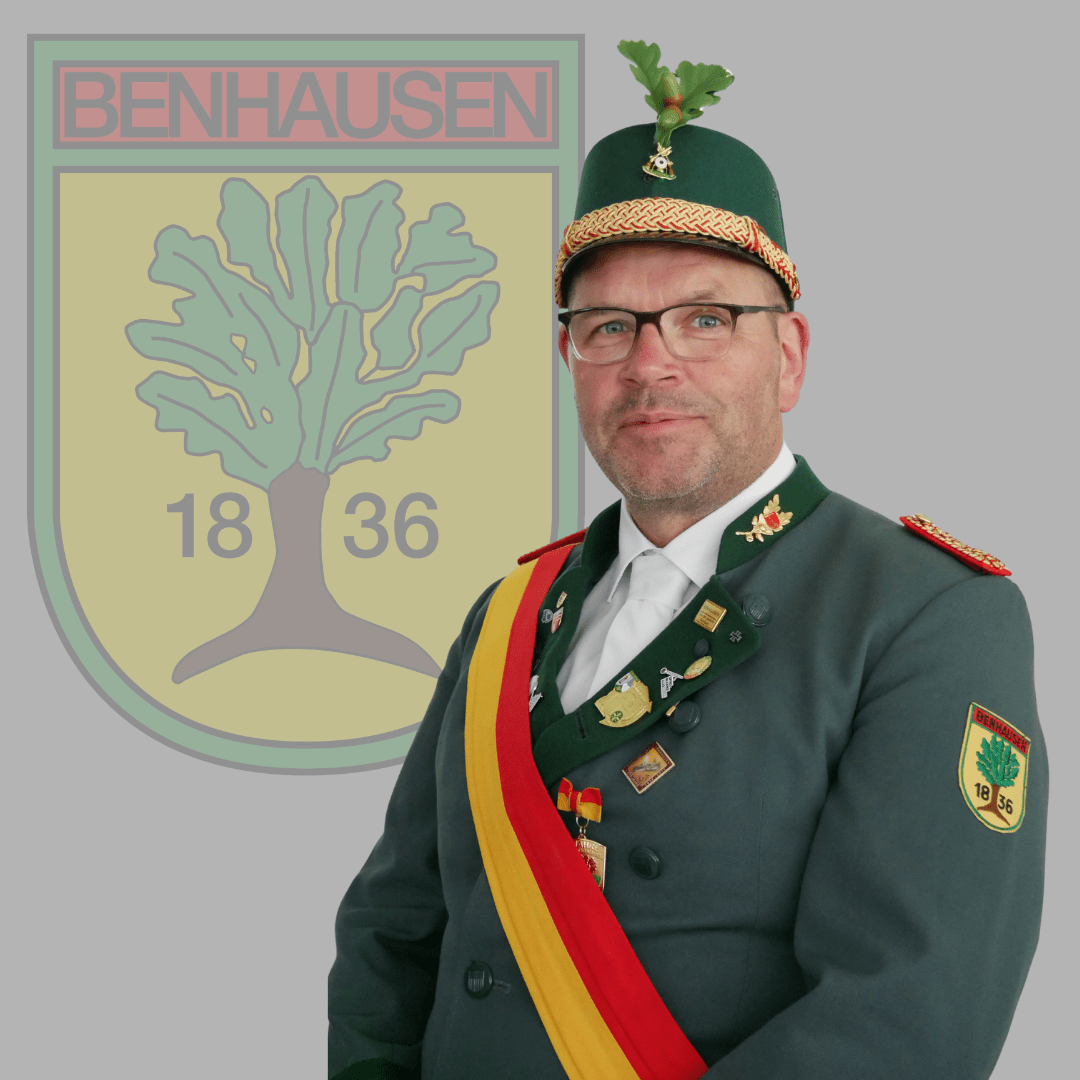 Kompanie-Kassierer der West-Kompanie im Schützenverein Benhausen e.V. Attila Yasar.